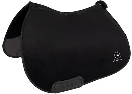 Acavallo Louvre Square EcoWool Schabracke, Größe:SR, Farbe:schwarz