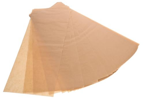 PRETYZOOM 120feuilles Papier Sulfurisé Résistant à Huile Pour Cuisson Et Congélation Antiadhésif Facile à Utiliser