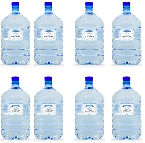 GOVITA - Juego de 8 | Bidón de agua natural de 12 litros para mascotas desechables con conexión estándar para dispensador - Bebidas domésticas y oficinas - Altura 45 cm (8)