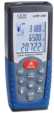 NIWPPKIMX LDM-100 telémetro láser de 50 Metros telémetro infrarrojo Regla electrónica de Alta precisión Instrumento de medición de Sala