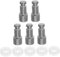 SECFOU Universal Electric Pressure Cooker Float Valve Replacement Set 5-Piece Kit for 4L/5L/6L Cookers Sturdy Gasket Safety Relief Function for Kitchen Use