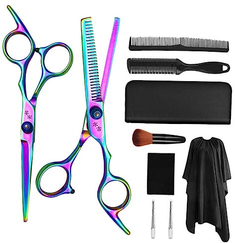 FOMIYES Haarschneideschere Aus Edelstahl Mit Flachschere Und Scheren-werkzeugset Für Friseur Und Barberarbeiten Zu Hause Salon