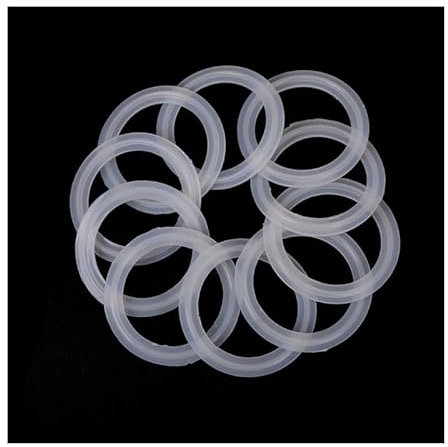 10pcs rondelle d'étanchéité en silicone for bande d'étanchéité for produit laitier Homebrew Fit 51mm Pipe X 64mm O/D Sanitaire 2quot; Tri-pince