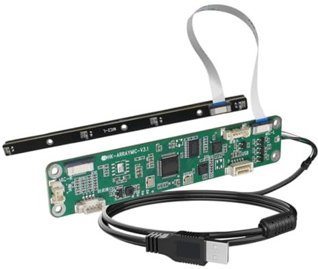 Breeshy 4-Array-Richtmikrofon-Array USB Linear 60-Grad-Tonabnahme Rauschunterdrückung mit Verstärker 3,5 mm