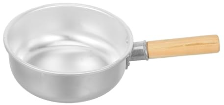 Luxshiny Pelle à Eau Domestique En Aluminium Épais Manche En Bois Louche à Eau Cuisine Ergonomique Polyvalente Pour Usage Domestique Et Jardinage Design Pratique à Grosse Capacité