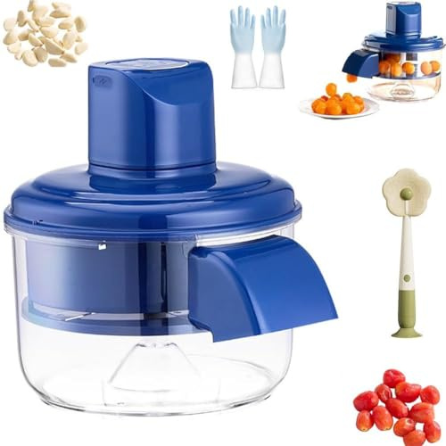 Macchina elettrica per Peeling dell'uva, Macchina per pelapaci di Aglio, utensile per pelaps di Pomodoro di Frutta Automatica, pelapatrice per Cucina Ricaricabile, Macchina per Frutta Intelligente
