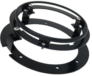 FTJKKVV Support De Montage Pour Phare LED Rond De 5,75 Pouces, 5 3/4 Et 5,75, Pour Voiture Et Moto Phare Moto Avant(Le noir)