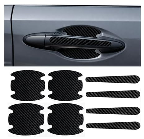 APOINBV 8 Stück Auto Türgriff Schutzfolie für VW Touran 2016-2023 2024 2025 Lackschutzfolie Transparent Griffmulden Selbstklebende Autotür Griffe Aufkleber,A