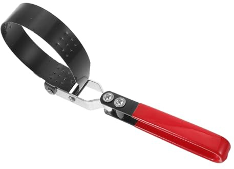 Alipis Chiave Regolabile per Filtro Olio Motore a Nastro in Acciaio Strumento per Rimozione Filtro Olio Auto e Moto Piccola Chiave a Morsetto per Filtri 60-73 MM Uso Professionale e