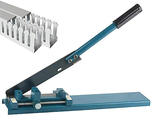 Taglierina per canaline in PVC, regolabile a 45° e 90°, taglierina professionale in plastica per tubi e tubi, versatile macchina da taglio per fessure per fili