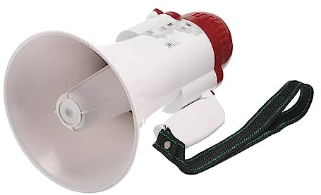 sdSDGrw Megafon, Loudhailer, Mode Bullhorn Hand Megaphon Aufnahme Play s Faltbarer Griff Lautsprecher Outdoor