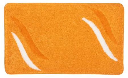 Kleine Wolke Badteppich Florenz, Safran, 60 x 100 cm
