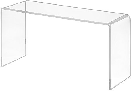 Zeigis 200x100x70mm Schuhständer/Acrylpodest/U-Ständer aus Acrylglas | UV-beständiges Acrylglas, glänzende Kanten - Warenpräsentation, Sammelfiguren in Schaufenster, Vitrine und Regal