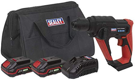 Sealey CP20VSDSKIT 20V SDS Plus Cordless Rotary Hammer Drill Kit - 2 Batteries