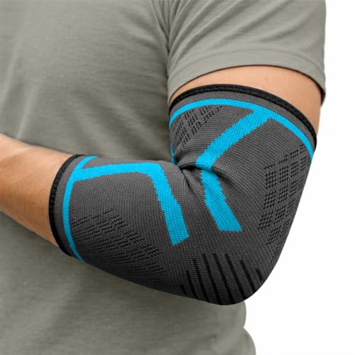 360 RELIEF Ellenbogenbandage für Herren und Damen, Ellbogen bandage | 1 Stück Ellenbogen Bandagen für Sports, Gym, Tennisarm, Ellenbogenschoner Geeignet für Rechts/Links Arm