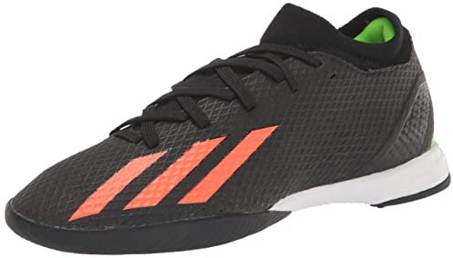 adidas X Speedportal.3 Terrain Ferme, Zapatillas de fútbol Unisex Adulto, Negro Rojo Solar Verde Solar, 4 Women/5 Men