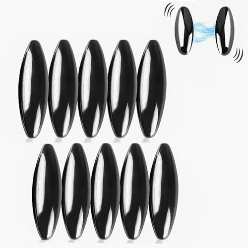 Miyobing Magnet Fidget, Magnetische Steine mit Geräusch 10er Set, Vielseitiger Stresskiller, Steigern Fingerfertigkeit, Konzentration, Stressabbau & Kreativität, Büro Gadget, Magnete für Erwachsene