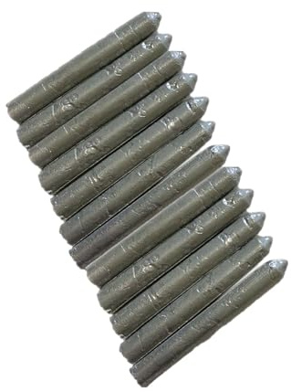 Amagogo Baguettes de soudage, tige en à souder, juste besoin d'un briquet, baguettes de soudage en aluminium, bande de soudage pour tuyaux en PVC, acier, 12Pièces