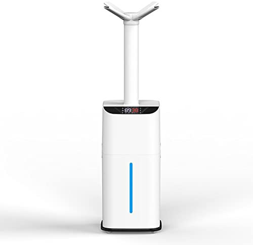 Humidificador industrial de gran capacidad Humidificador de pie Humidificador de aire vaporizador de planta humidificadores de niebla fría portátil con sensor de humedad incorporado con pantalla tác