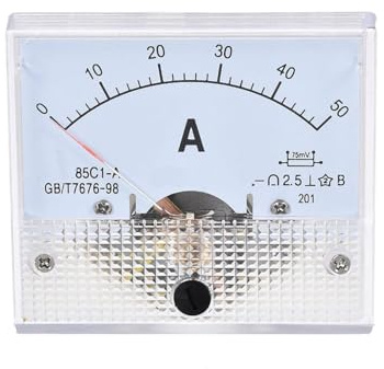 AIRUIXI amperometro Amperometro analogico 85C1-A Misuratore di Corrente Continua Misuratore di Corrente Pannello(50A)