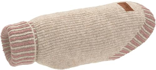Hundepullover Odense mit Mütze (Set) Farbe Creme/rosa, Größe 30