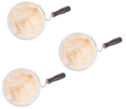 OKUMEYR 3 Piezas Bolsa De Filtro De Café Maquina De Cafe Filtro De Cerveza Fría Colador De Té De Tela Filtros De Cafe Bolsa De Papel De Filtro De Café Cafetera Fria Taza Algodón