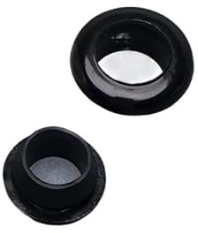 2 STÜCK Quick Fit Gummi Einseitig Durchgangsloch Durchgangsloch Konisch Zweiseitig Snap-In Tülle Pad Dichtung O-Ring Dichtungskappe Lochstopfen(KH-22mm,Black)