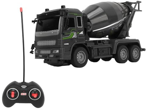 shenruifa Remote Control Mixer Truck 1:32 4 Way Plastic RC Cement Mixer Truck Toy