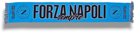 SSC NAPOLI Sciarpa Jacquard Sciarpa Jacquard Unisex - Adulto
