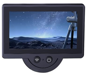 Denash WiFi Elektronisches Okular, 4,3-Zoll-Display-Teleskopkamera mit Echtzeitanzeige für Astronomie und Mikroskopie
