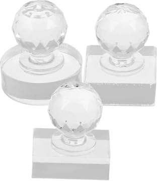 HONITANO 3 Pezzi Stampi per Pressare Ombretto e Illuminante Strumenti Compatti per Riparazione Trucco Tamponi per Cipria Blush Sopracciglia Forme Rotonda Rettangolare e Quadrata Portatili e