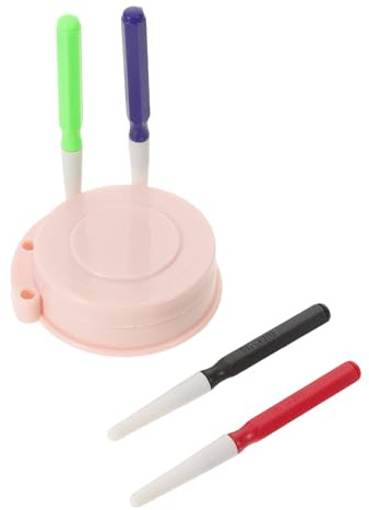 TOYANDONA Uhrenölstift Satz aus Kunststoff für Uhrwerke und Uhrenreparatur | Ölerstift mit Ölbecher, Öldish und Ölpicker, Präzise Schmierung, für Studioarbeit und Zuhause