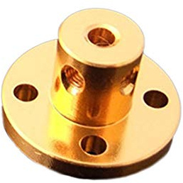 Flangia accoppiamento motore guida albero accoppiatore motore connettore 3mm4mm/5mm/6mm/8mm con viti per parti fai da te