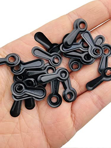 VASANA Lot de 100 boutons tournants pour cadre photo avec vis, clips de support, chevilles et vis pour accrocher des photos, des dessins