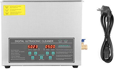 Nettoyeur à ultrasons -10L Machine de Nettoyage de Nettoyeur à ultrasons en Acier Inoxydable numérique à Double fréquence