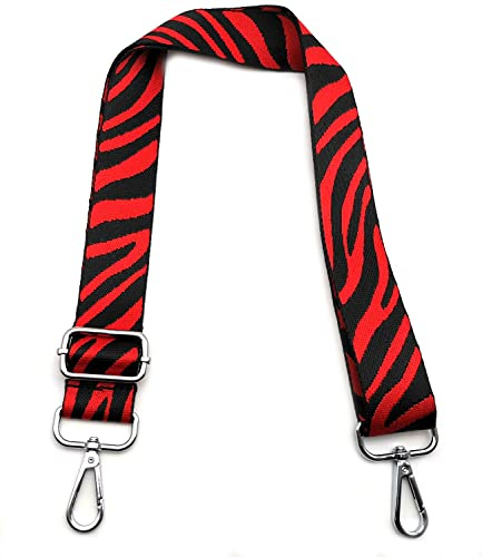 Omxyinma Taschengurte zum Wechseln Bunt, Verstellbarer Schultergurt für Taschen, Taschengurt Breit Schulterriemen mit Karabiner Silber 3.8cm, Umhängegurt für Tragegurt Taschen für Damen Taschen, E