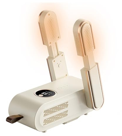 Portable Boot Dryer, Football Boot Dryer Foldable Expandable with Blu-Ray/3 Modes Timer, Sneaker Dryer Shoes Dryer Machine for Camping Travelling or Skiing