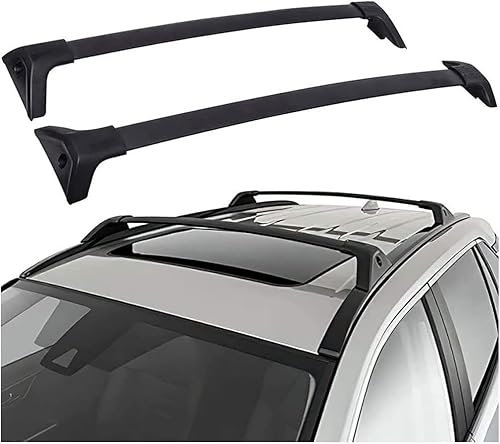 dachgepäckträger Auto Auto-Dachträger for Toyo-TA RAV 4 2019 2020, Robuste Auto-Querträger-Trägerschienen, Gepäckhalter Auf Dem Dach, Zubehör for Fahrrad-Dachmontageträger Aus Aluminium