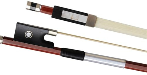 TSTS Geigenbogen voller Größe Geigenbogen, Natürlicher Pferdeschwanz, Bogenzubehör Aus Ebenholz In Leistungsqualität, Geeignet Für 4/4-1/8 (Color : 1/8)