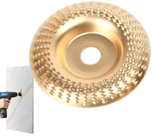 TROONZ Wool Polishing Wheel Disc - Carbon Steel Alloy Wood Shaper Carving Disc | Wear-Resistant Wood Shaping Tools, Heavy Duty Carving Abrasive Disc for Sanding Carving Shaping