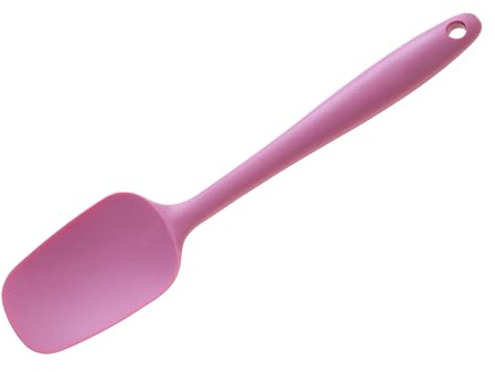 Wiltshire Silicone Spatula, Spoonula, Dough Scraper, Heat-Resistant Utensil | Non-Stick, Non-Scratch, Studio Pink, 27.2x6x1.5cm