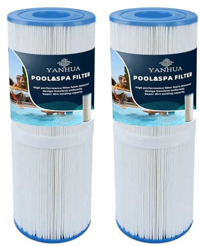 YANHUA Filtri spa per vasca idromassaggio di ricambio per PRB50-IN, per Unicel C-4950, per Filbur FC-2390, per Darlly SC706, per 50 mq. Cartuccia filtro vasca idromassaggio (PRB50-2PCS)