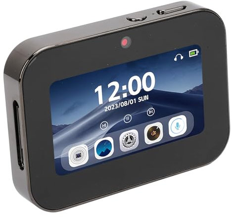 Fotocamera Digitale per Bambini con Lettore MP3, Videocamera Compatta per Lettore MP3 da 64 MP, con Touchscreen OLED da 3 Pollici, Batteria da 3600 MAh, per Studenti Adolescenti