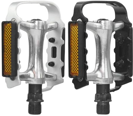 Qurygin Rennradpedale,Mountainbikepedale flach - Aluminium-Fahrradpedale,Mountainbike-Pedale mit Lagern, Fahrradpedale, Flache Fahrradpedale aus Aluminium, rutschfeste und langlebige Pedale zum