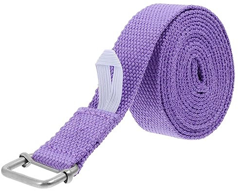INOOMP Fitness Band Aus Baumwolle Leichtes Hochelastisches Yoga Pull Band Mit Anti-rutsch-Griff Verstellbar Und Vielseitig Für Stretching Flexibilität Und Muskelaktivierung Bei Damen