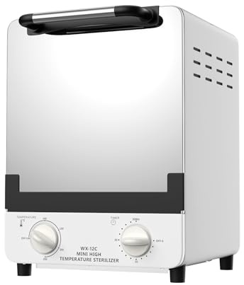 Xverycan Heißluftsterilisator 12L 1000W – Professioneller Trockenhitze-Sterilisator bis 250°C, chemiefrei für Nagelstudio, Tattoo, Zahnarzt, Beauty & medizinische Instrumente, inkl. Edelstahlblech