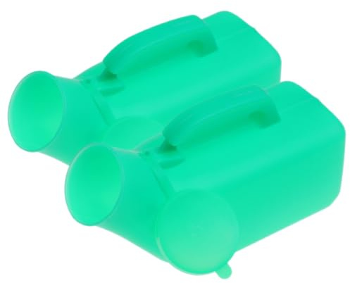 SHERCHPRY 2 Stück-pack Urinflasche für Männer 1200ml aus Robustem Kunststoff mit Deckel Wiederverwendbar und Auslaufsicher Praktisches Urinal für Reisen Camping und Patientenpflege