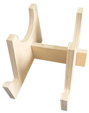 Soporte de almacenamiento para tablas de equilibrio, soporte de tabla de equilibrio para ejercicios de fitness, soporte de almacenamiento de madera para equilibrio y estabilidad, entrenador