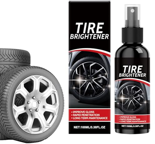 JINGLING Brillance des pneus – 100 ml – Soin de polissage pour pneus – Pour une protection durable et brillante des pneus de camion, moto