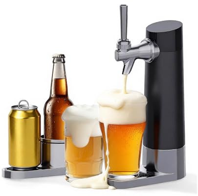 WRJAHCG Dispensador De Cerveza espumador de Cerveza para Latas y Botellas máquina de Espuma Ultrafina Tirador de Cerveza para casa dispensador de Cerveza de Barril